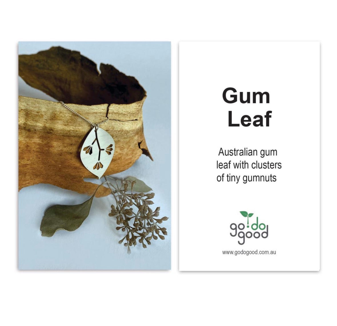 Go Do Good Stud Earrings - Gum Leaves