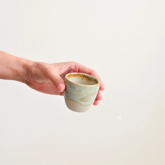 Kim Wallace Ceramic 2.5oz Single Espresso Cup - various colours