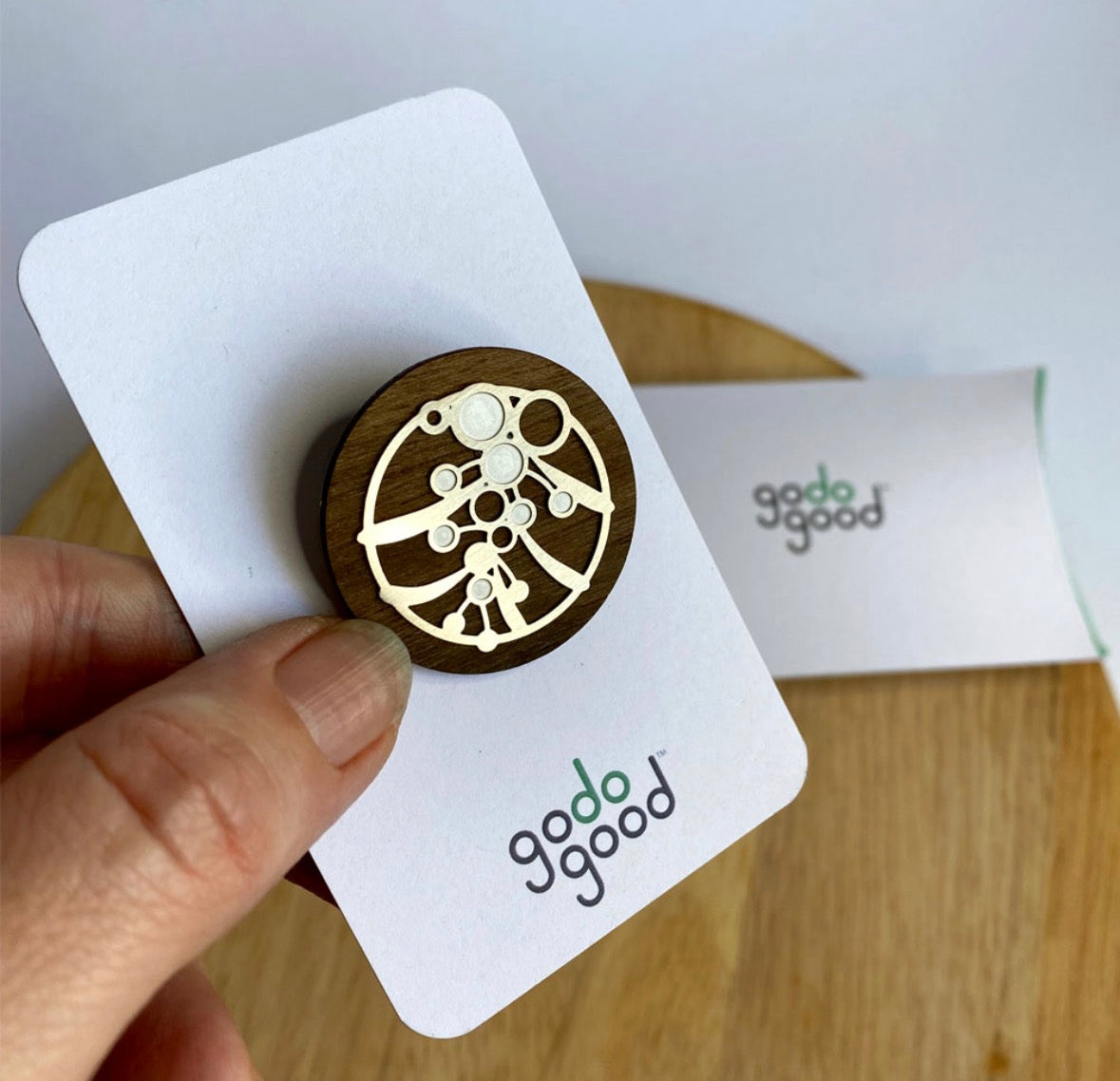 Go Do Good Brooch - Wattle
