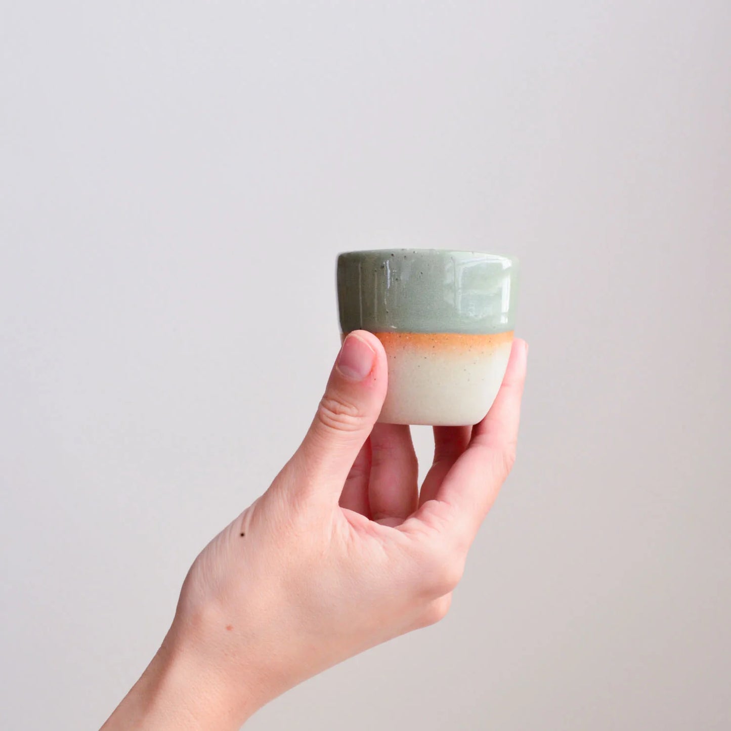 Kim Wallace Ceramic 2.5oz Single Espresso Cup - various colours