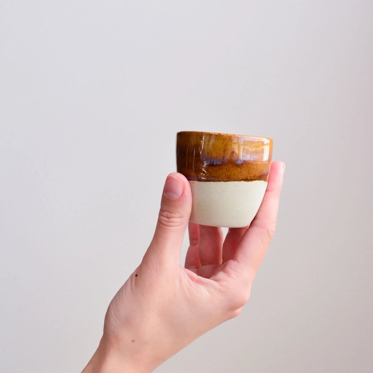 Kim Wallace Ceramic 2.5oz Single Espresso Cup - various colours