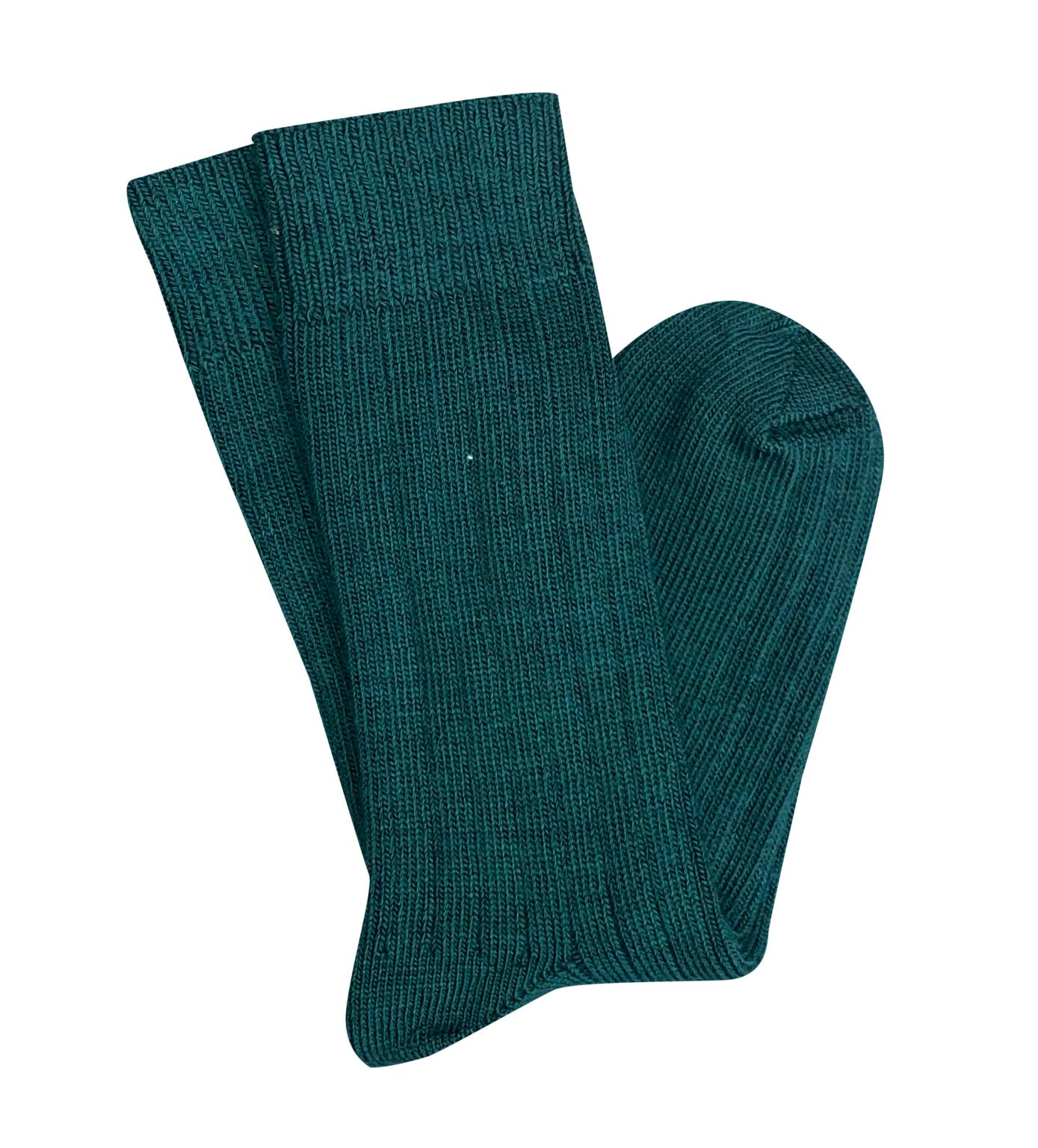 Tightology Short Ribbed Wool Socks