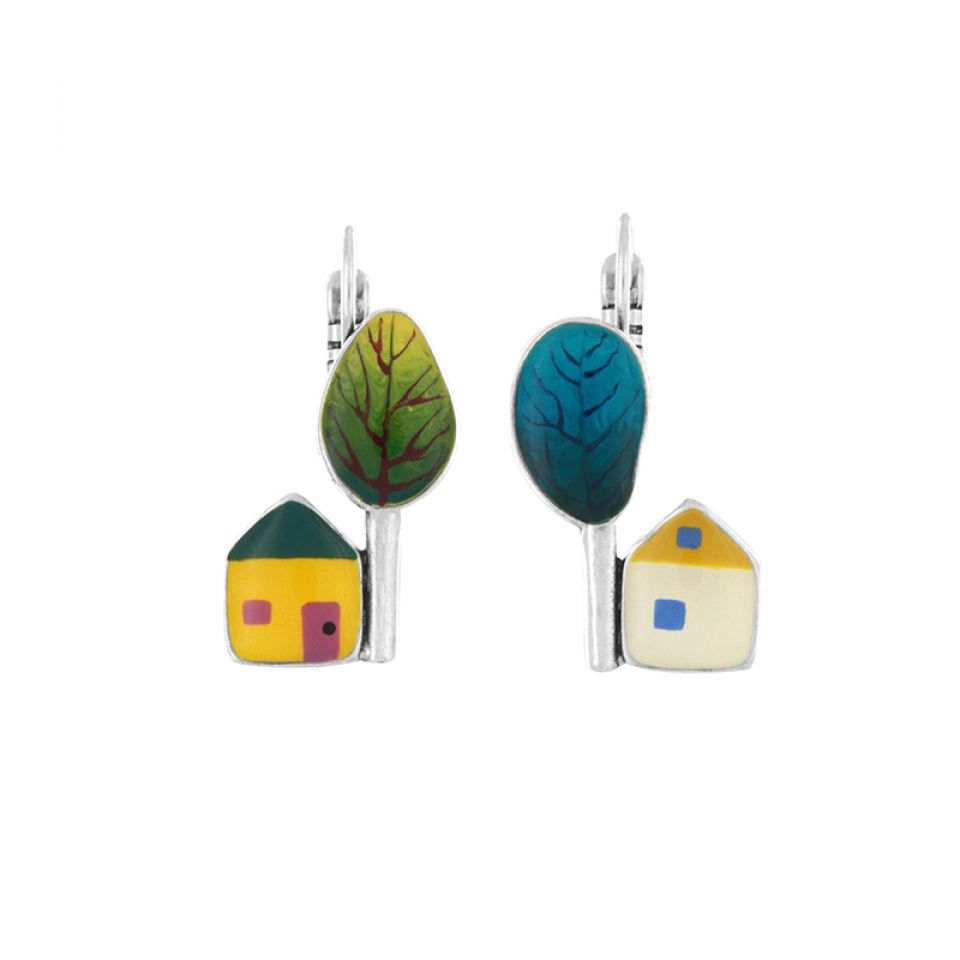 Taratata Jewellery - Little Village Level Back Earrings