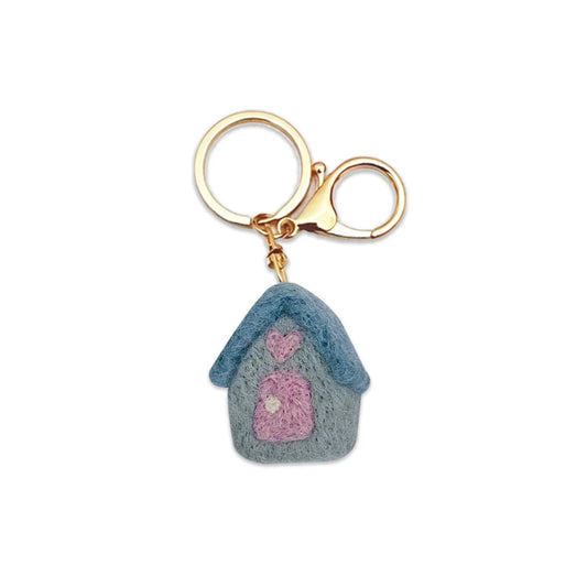 Home Dweller Felt House Keychains