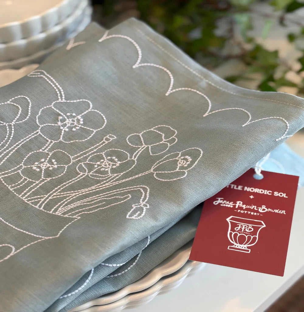 Poppies Urn Linen Placemat