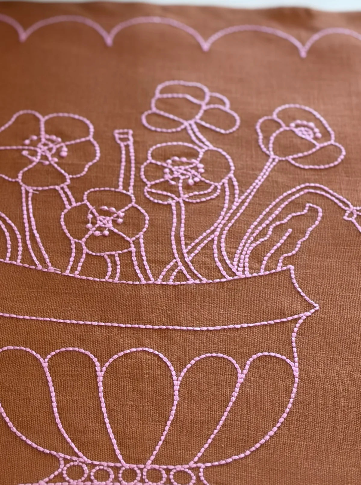 Poppies Urn Linen Placemat