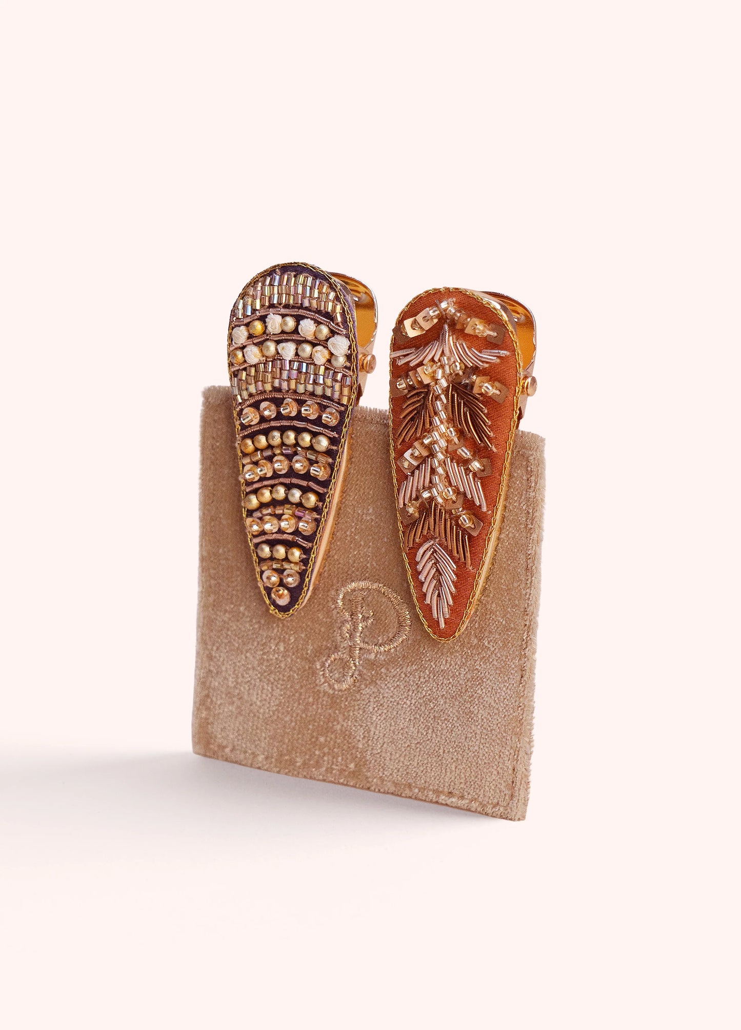 POWDER Hair Clips - Deco Beads and Tree