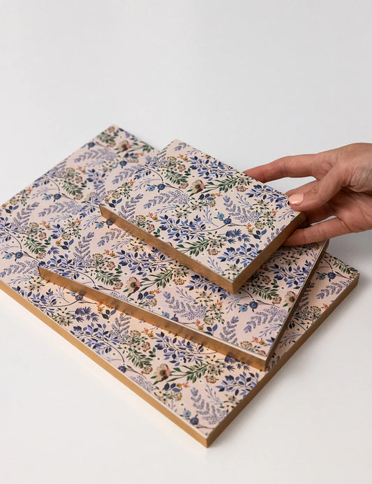 Bespoke Letterpress - Bluebuds Notepad Jumbo Jotter