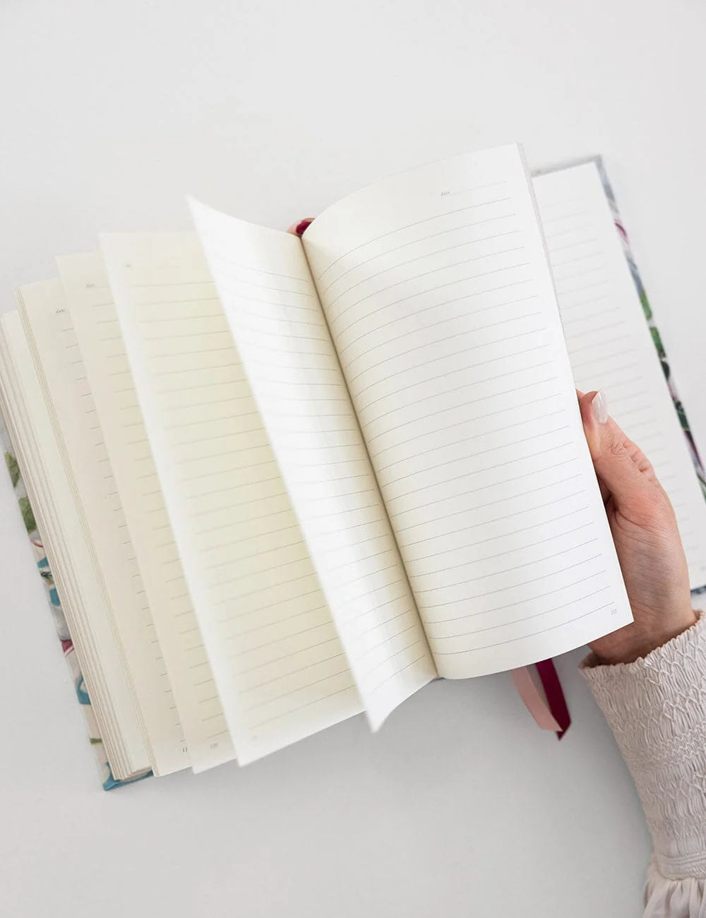 Linen Journal - Waratah in Blue