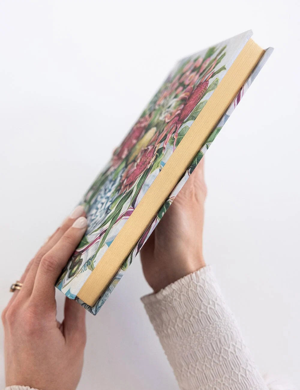 Linen Journal - Waratah in Blue
