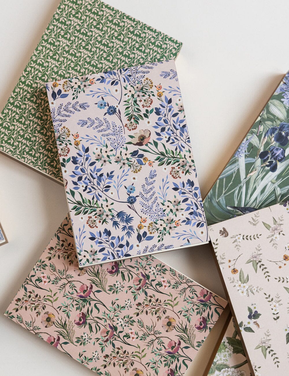 Bespoke Letterpress - Dancing Poppies Notepad Mini Jotter