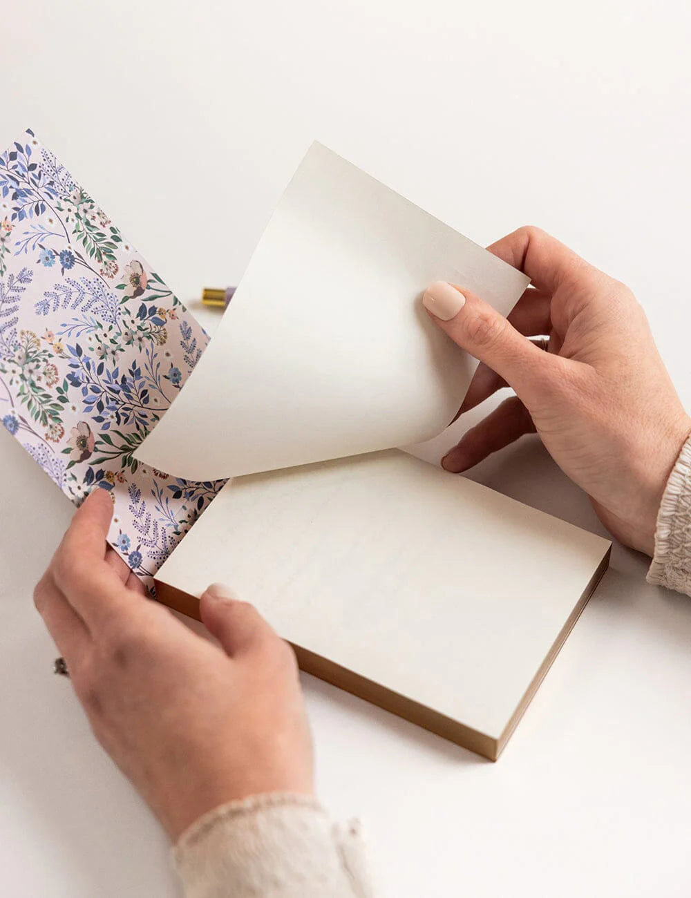 Bespoke Letterpress - Bluebuds Notepad Mini Jotter