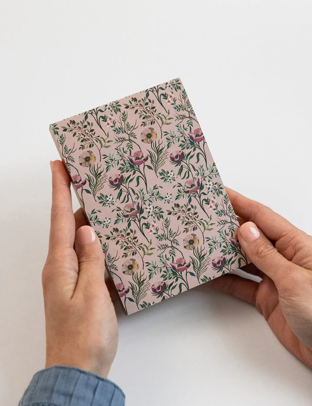 Bespoke Letterpress - Dancing Poppies Notepad Mini Jotter