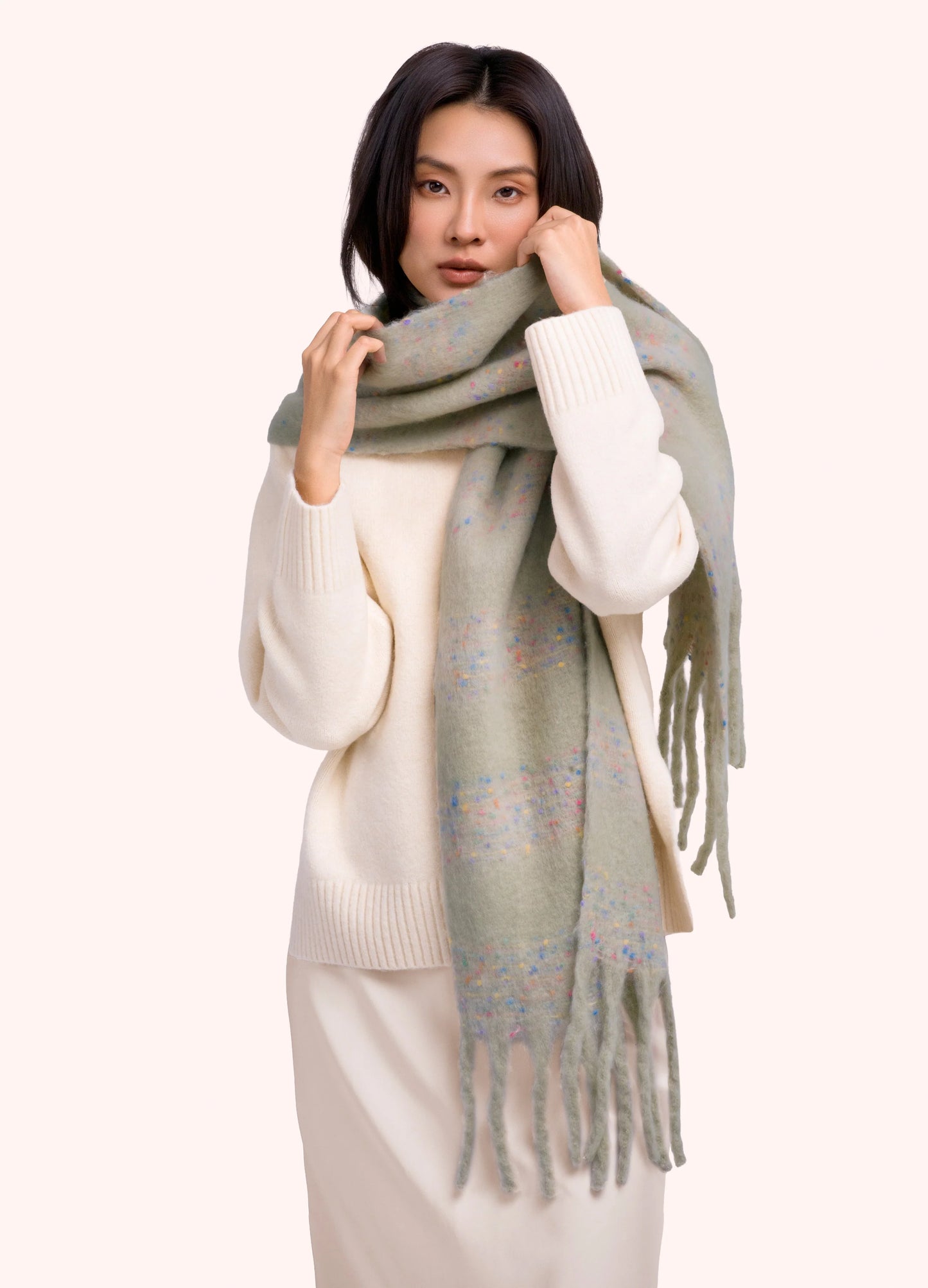 POWDER Nancy Scarf - Soft Green