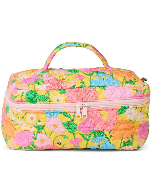 Kip and Co Quilted Toiletry Case - Follow the Sun
