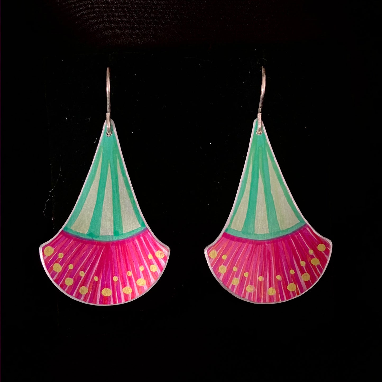 Dilkes-Hoffman Anodised Aluminium Earrings - Gum Blossom Large