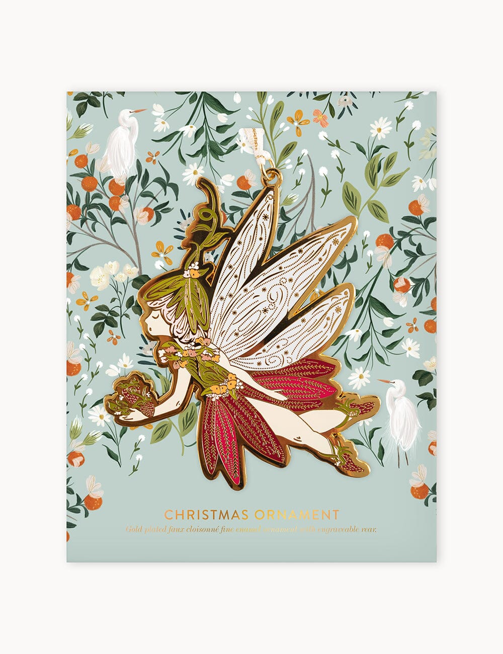Bespoke Enamel Sugar Plum Fairy Ornament