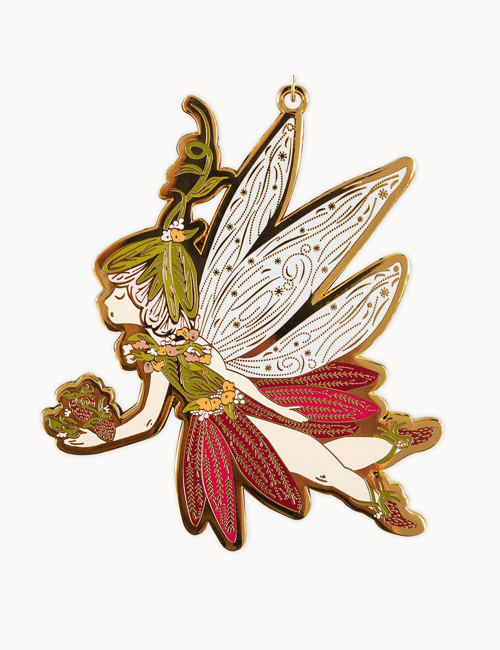 Bespoke Enamel Sugar Plum Fairy Ornament