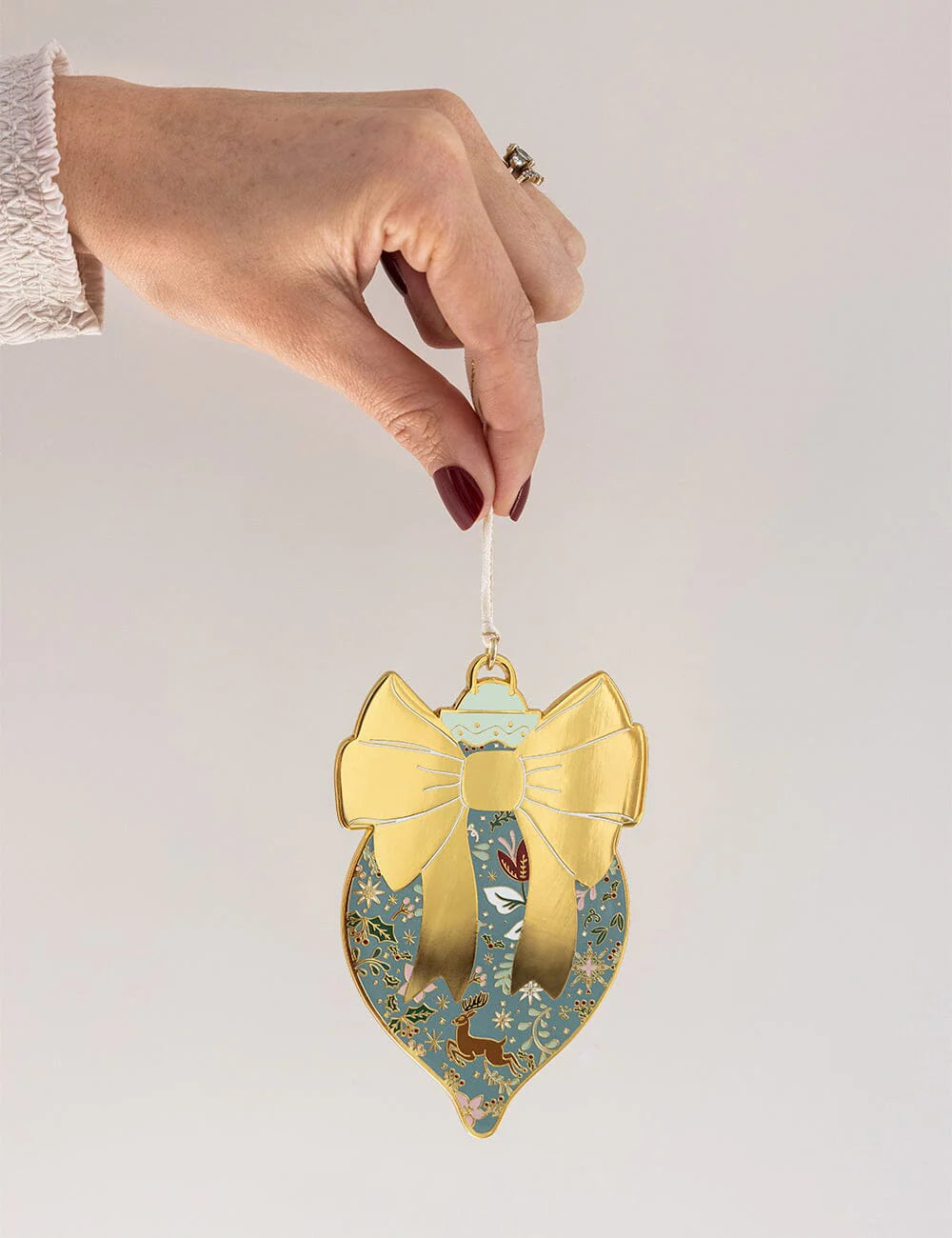 Bespoke Enamel Bow Ornament