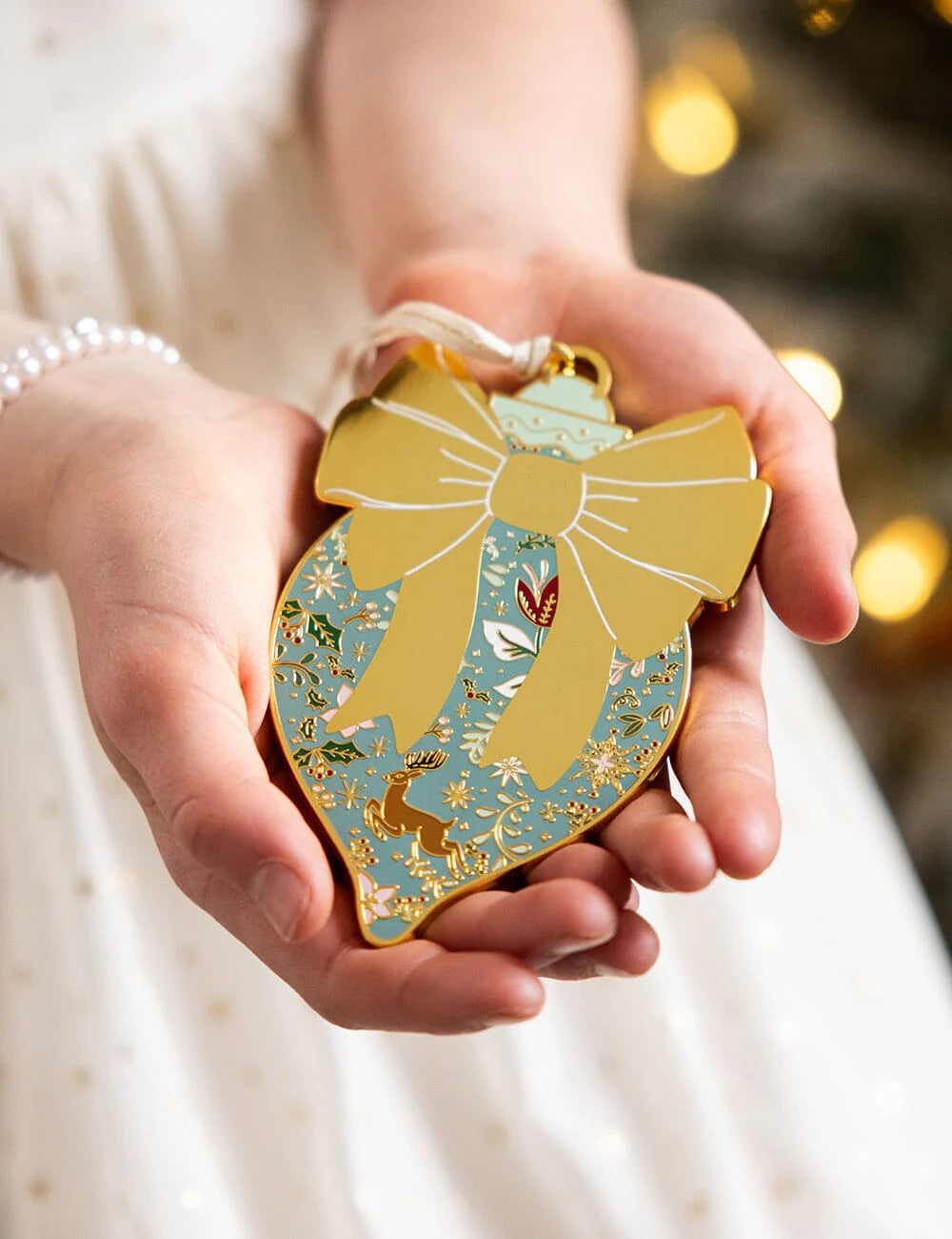 Bespoke Enamel Bow Ornament