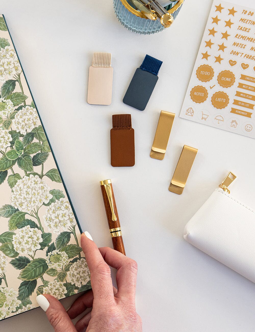 Bespoke Adhesive Pen Loop - Espresso