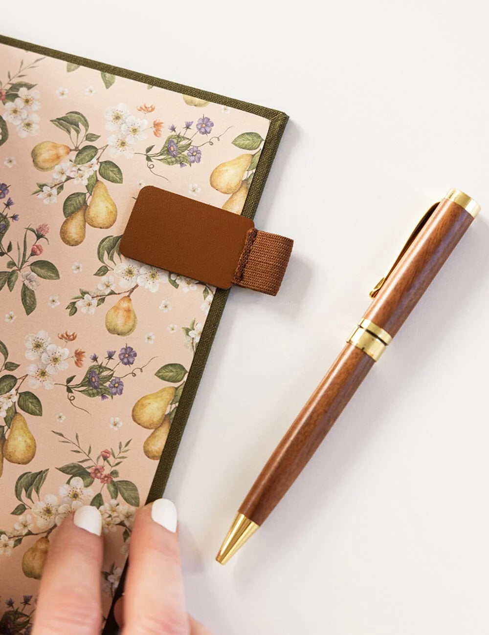 Bespoke Adhesive Pen Loop - Espresso