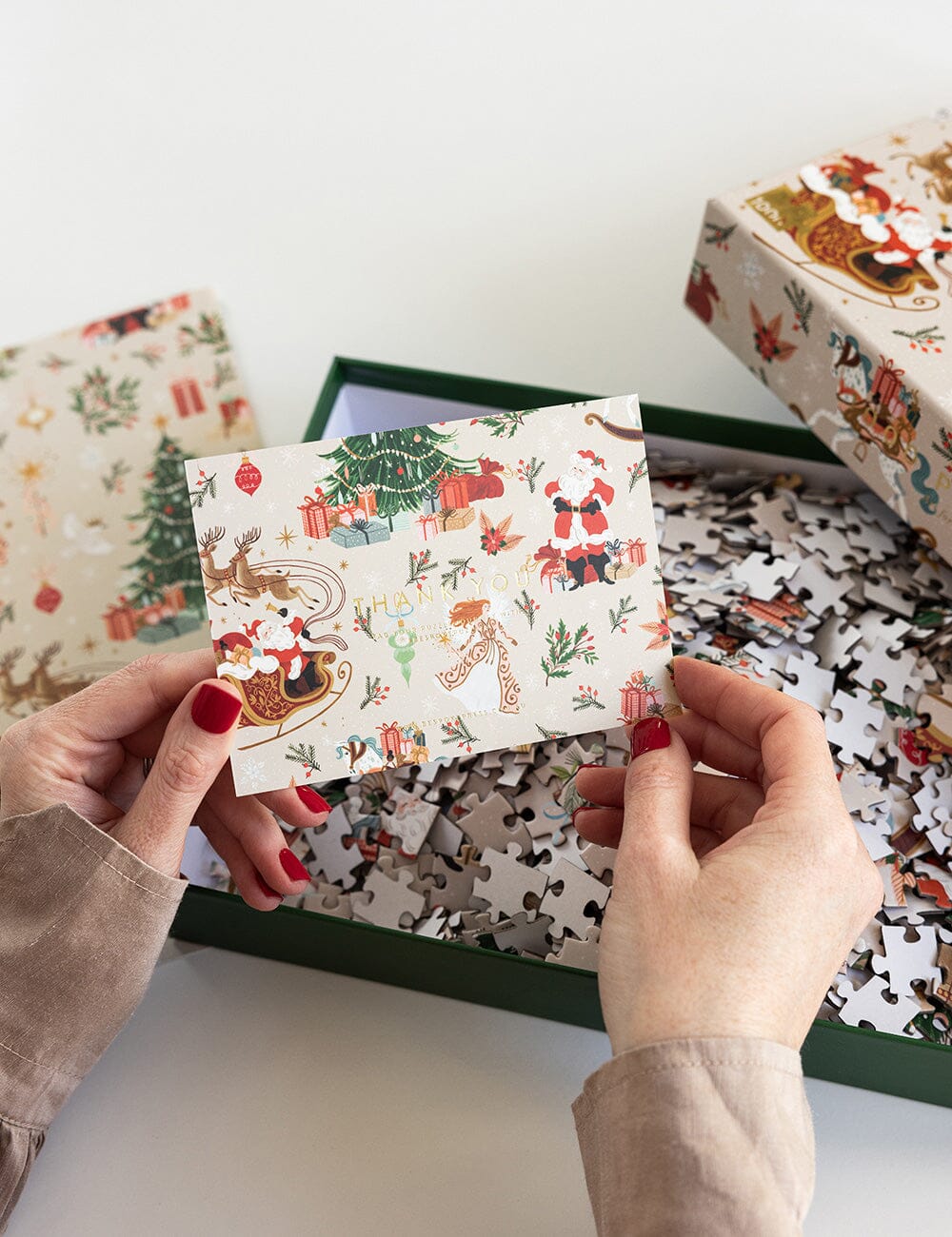 Bespoke 1000 Piece Jigsaw Puzzle - Jolly Santa