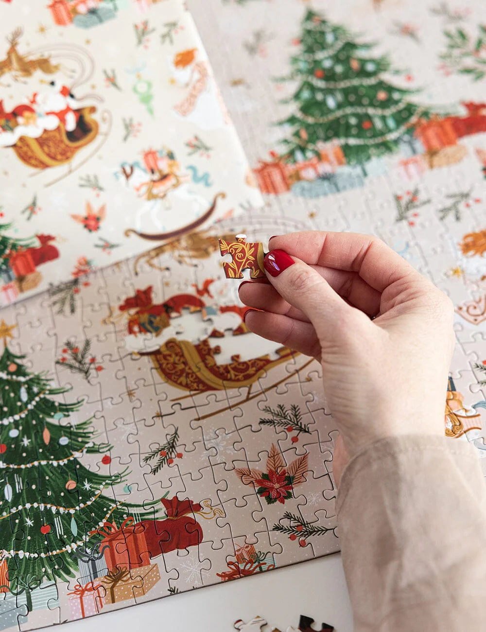 Bespoke 1000 Piece Jigsaw Puzzle - Jolly Santa