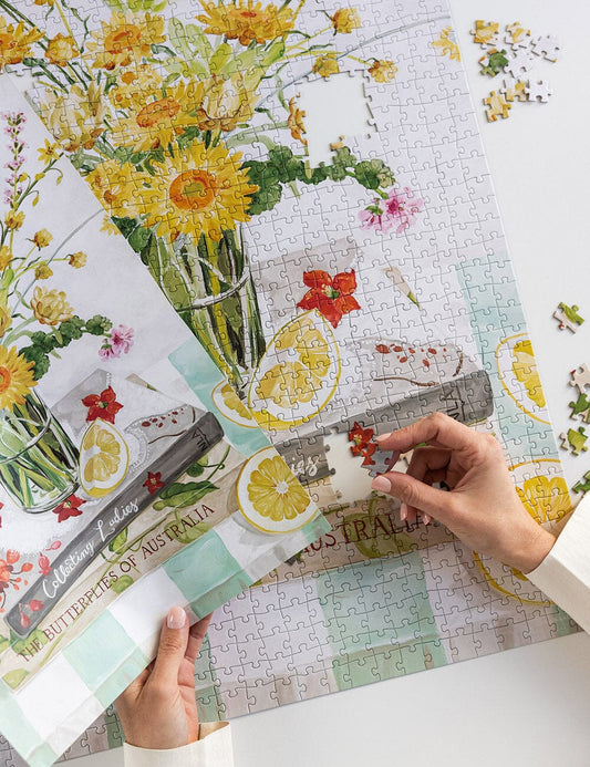 Bespoke 1000 Piece Jigsaw Puzzle - Native Wildflowers