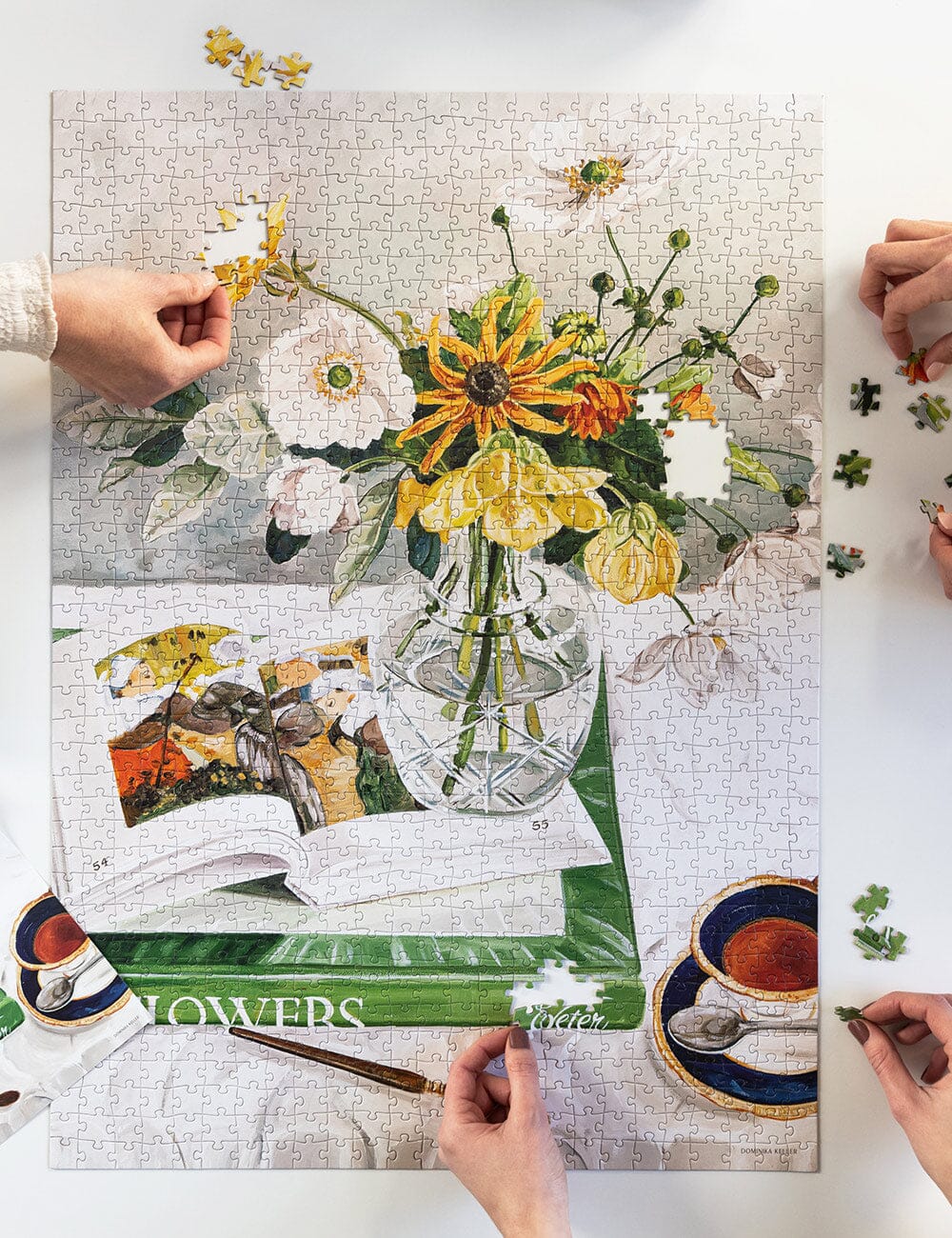 Bespoke 1000 Piece Jigsaw Puzzle - April Blooms