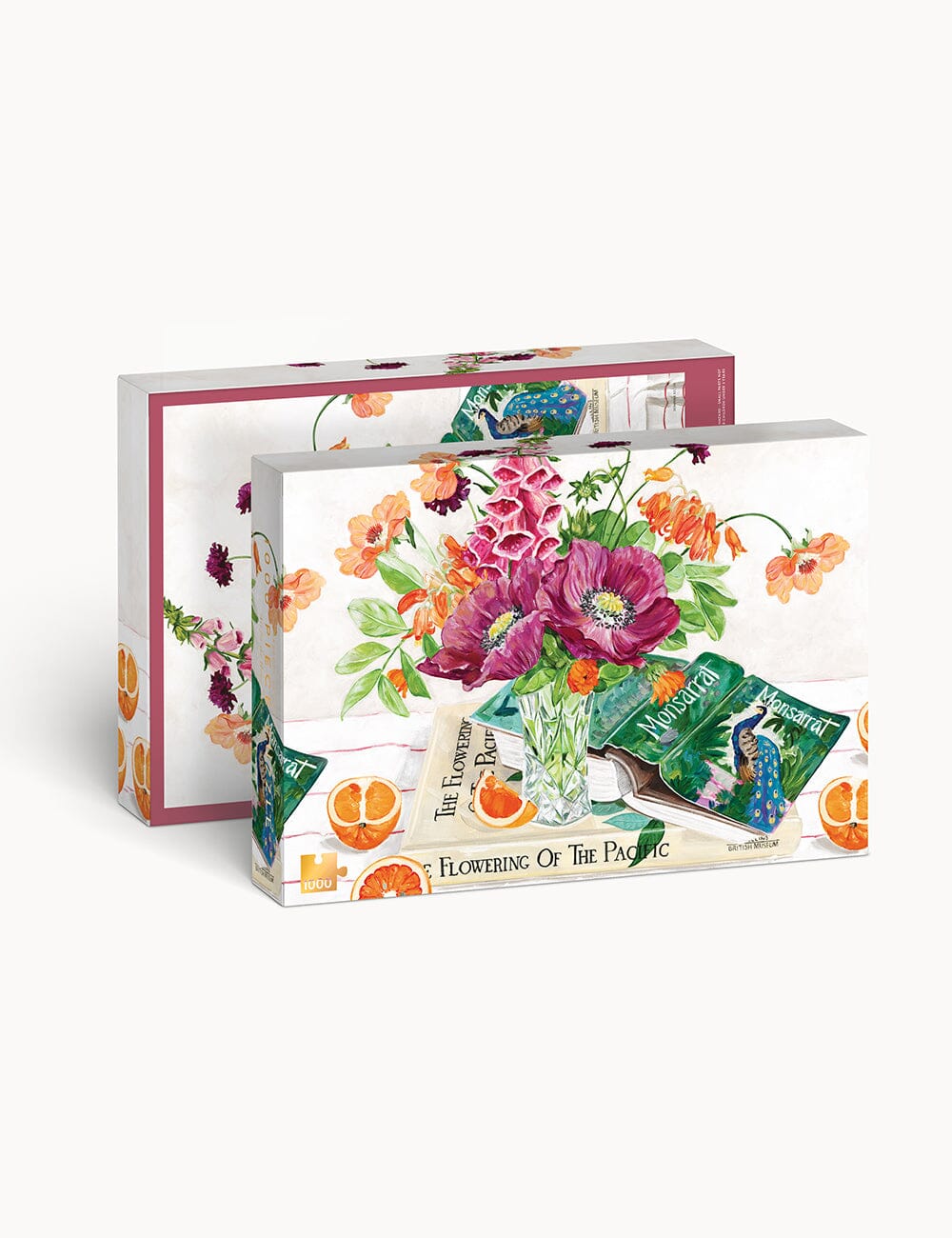Bespoke 1000 Piece Jigsaw Puzzle - Poppies and Foxglove