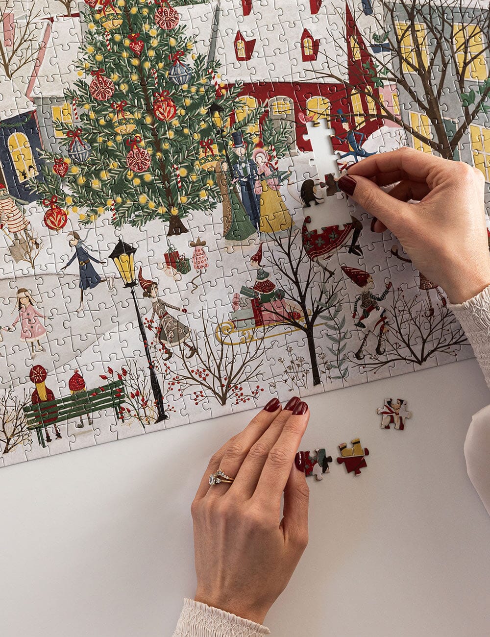 Bespoke 1000 Piece Jigsaw Puzzle - The Christmas Village