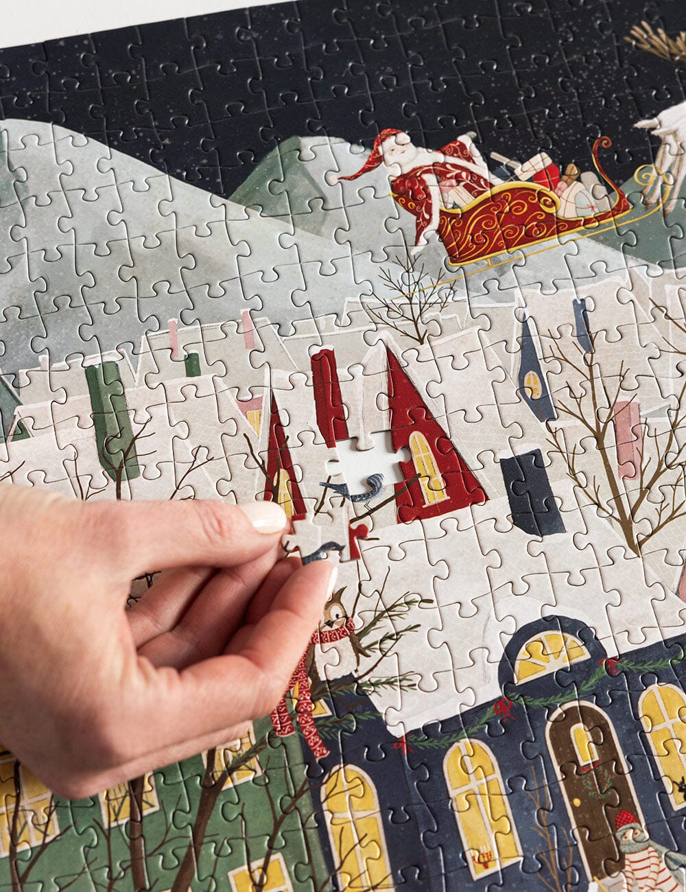 Bespoke 1000 Piece Jigsaw Puzzle - The Christmas Village