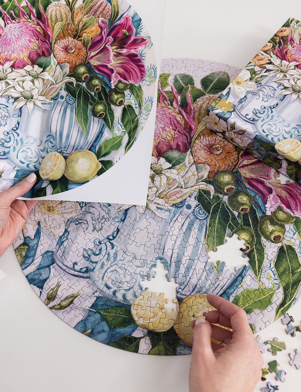 Three Vases with Lemon 500 piece Puzzle