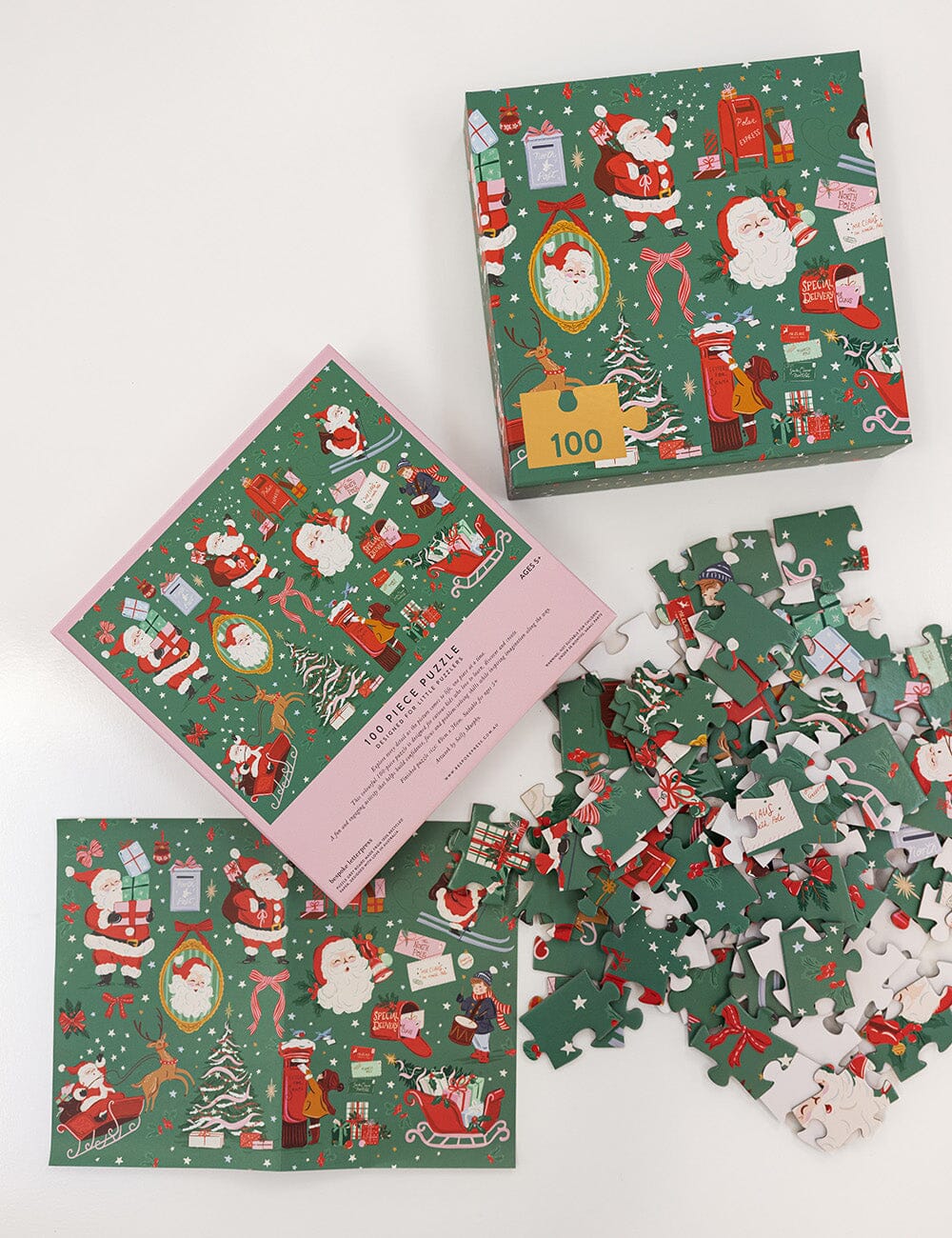Christmas Santas Kids 100 piece Puzzle