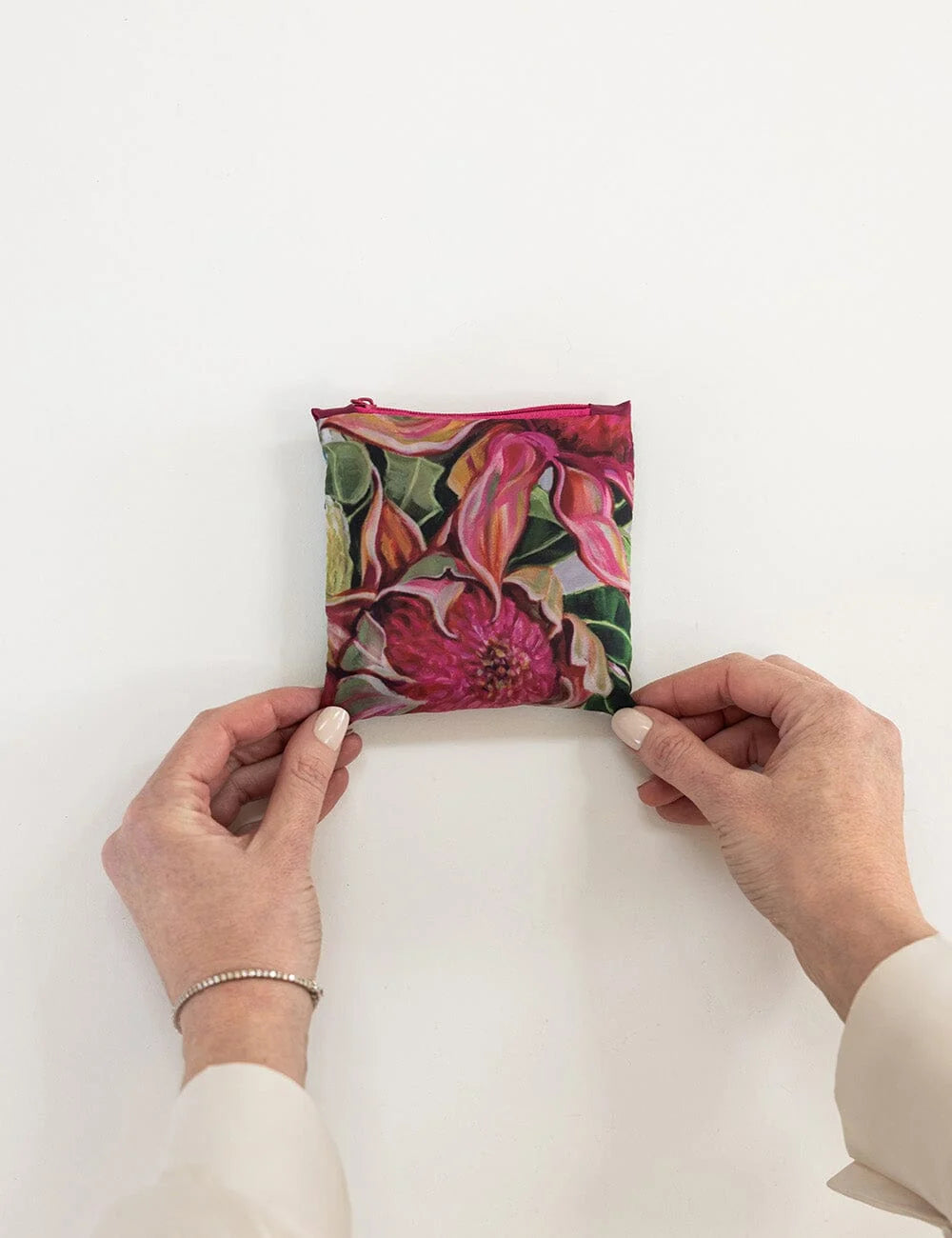 Reusable Shopping Bag - Waratah in Blue