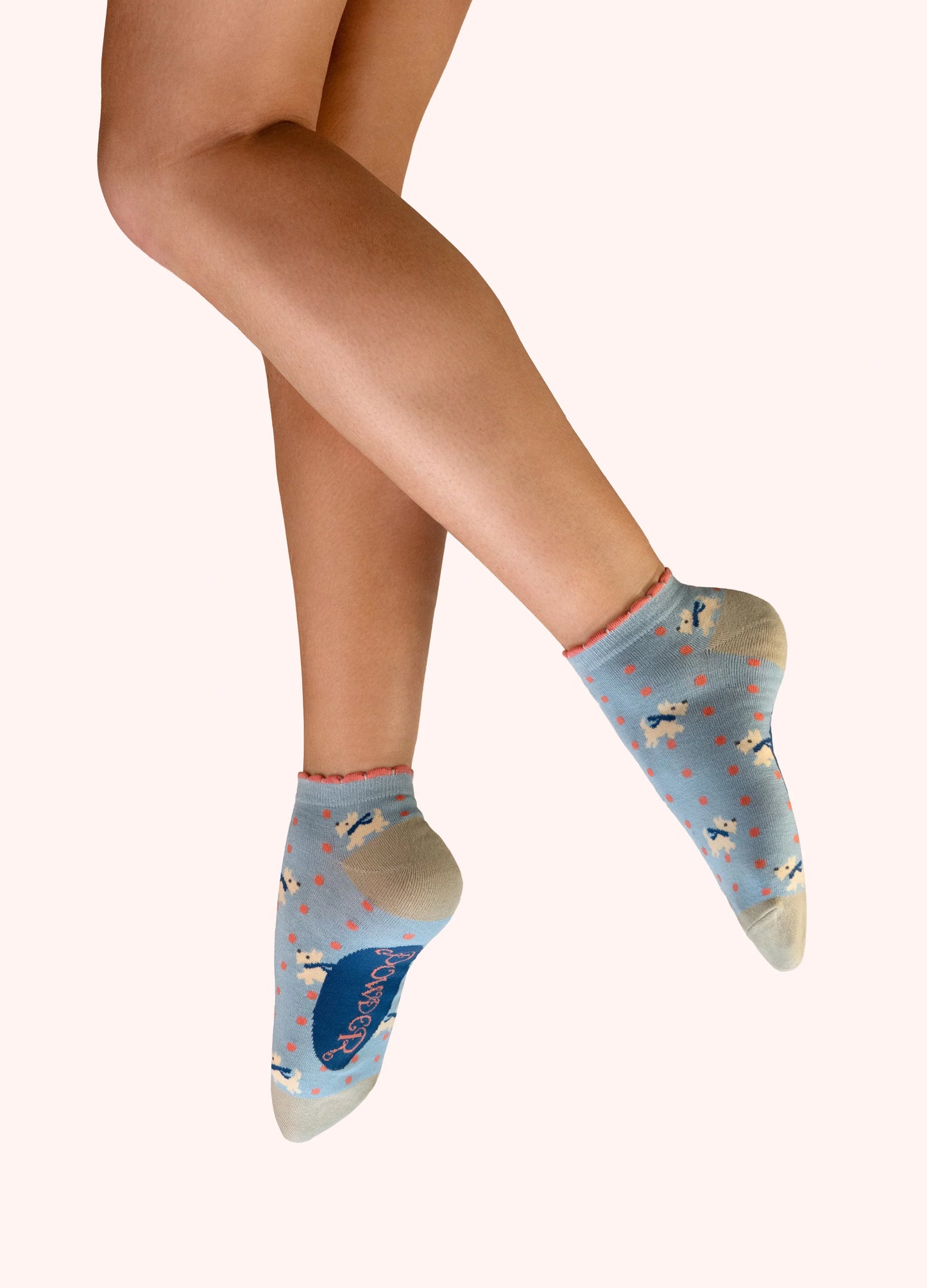 POWDER Trainer Socks - Woolly Westies