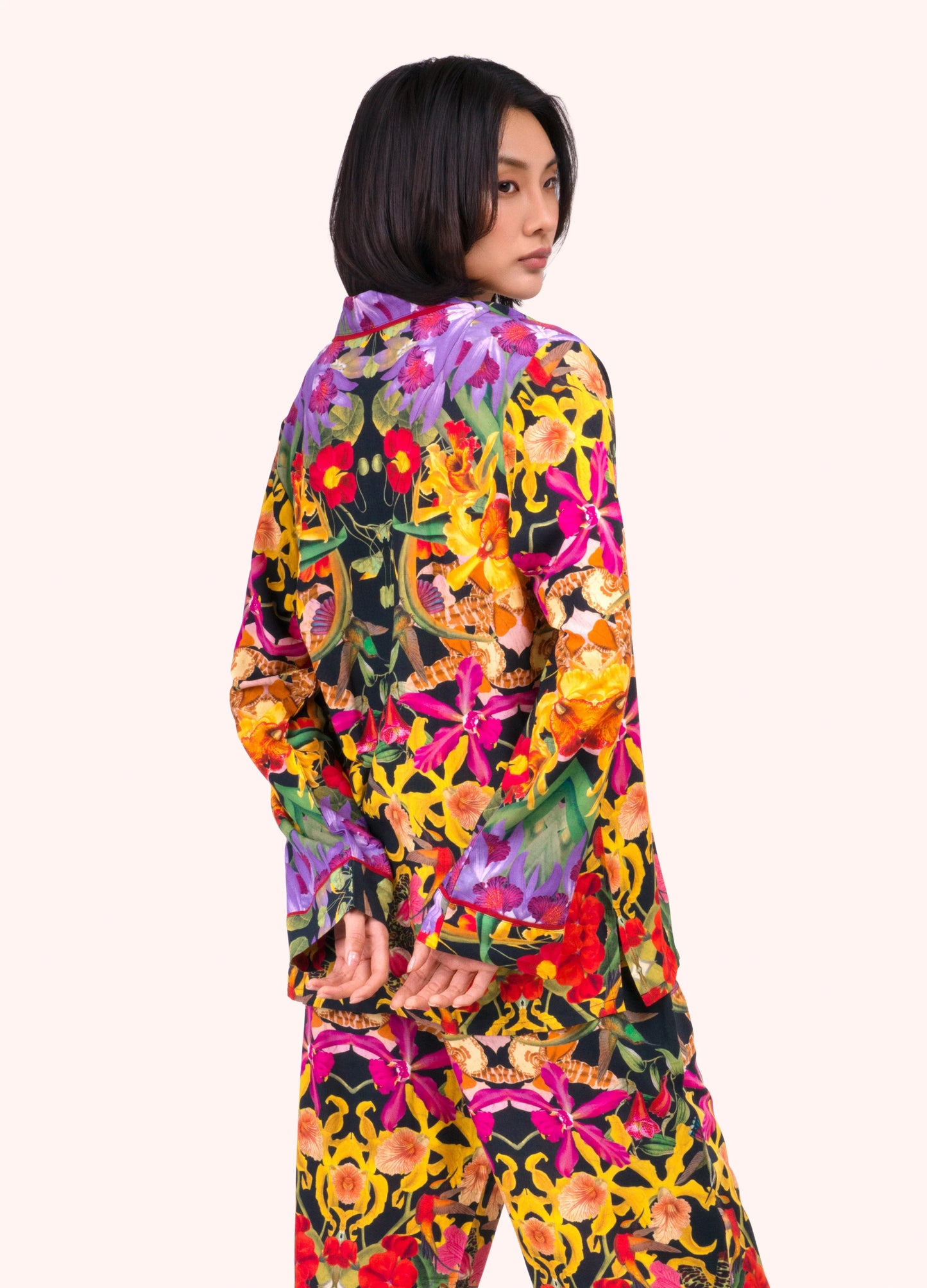 POWDER Long Pyjama Set - Botanical Kaleidoscope