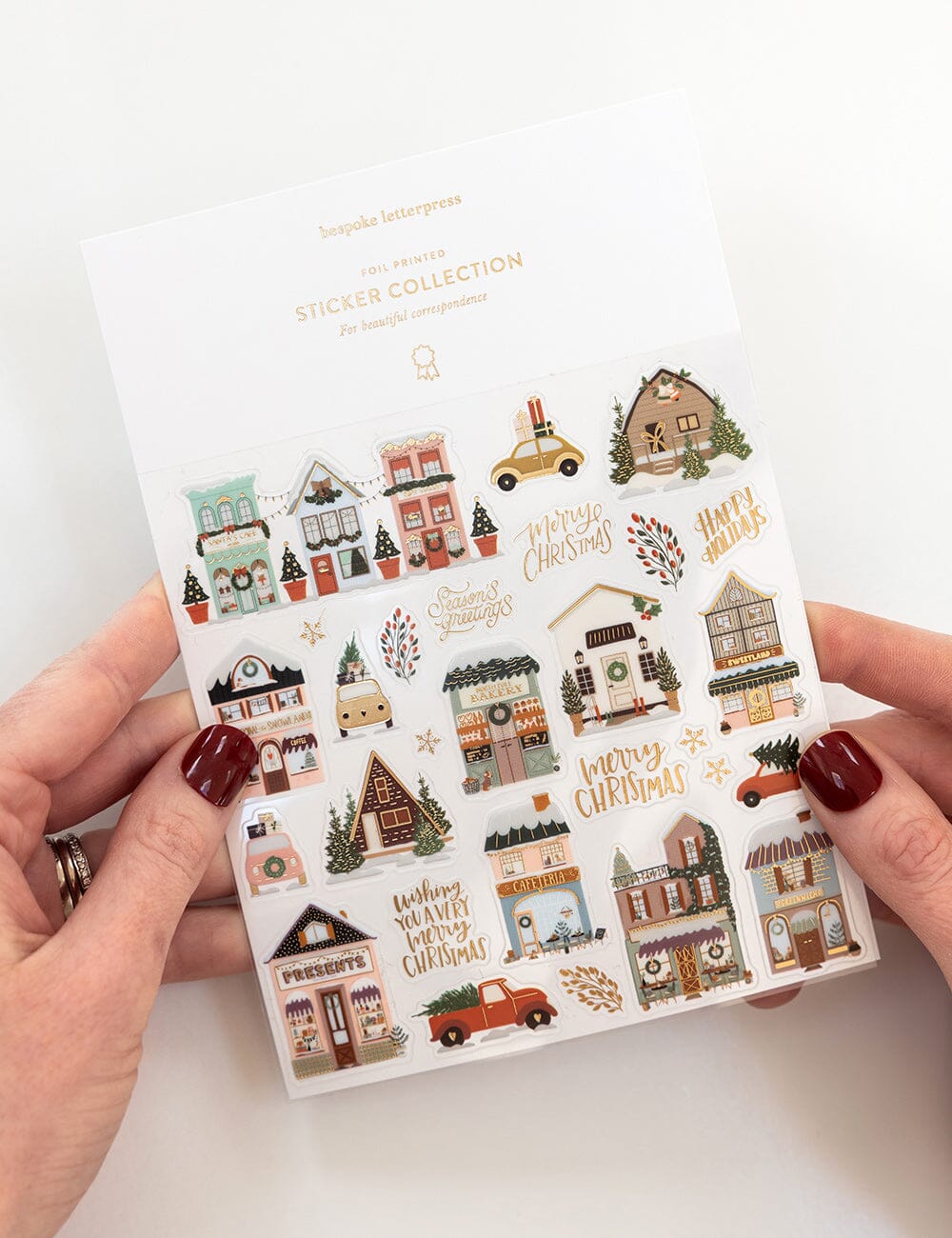 Bespoke Sticker Collection - Christmas Houses