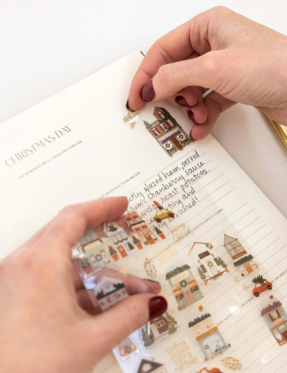 Bespoke Sticker Collection - Christmas Houses