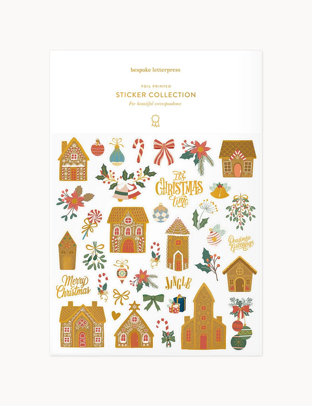 Bespoke Sticker Collection - Gingerbread Houses