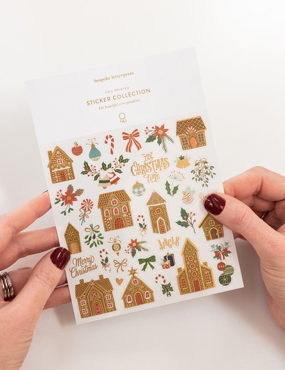 Bespoke Sticker Collection - Gingerbread Houses