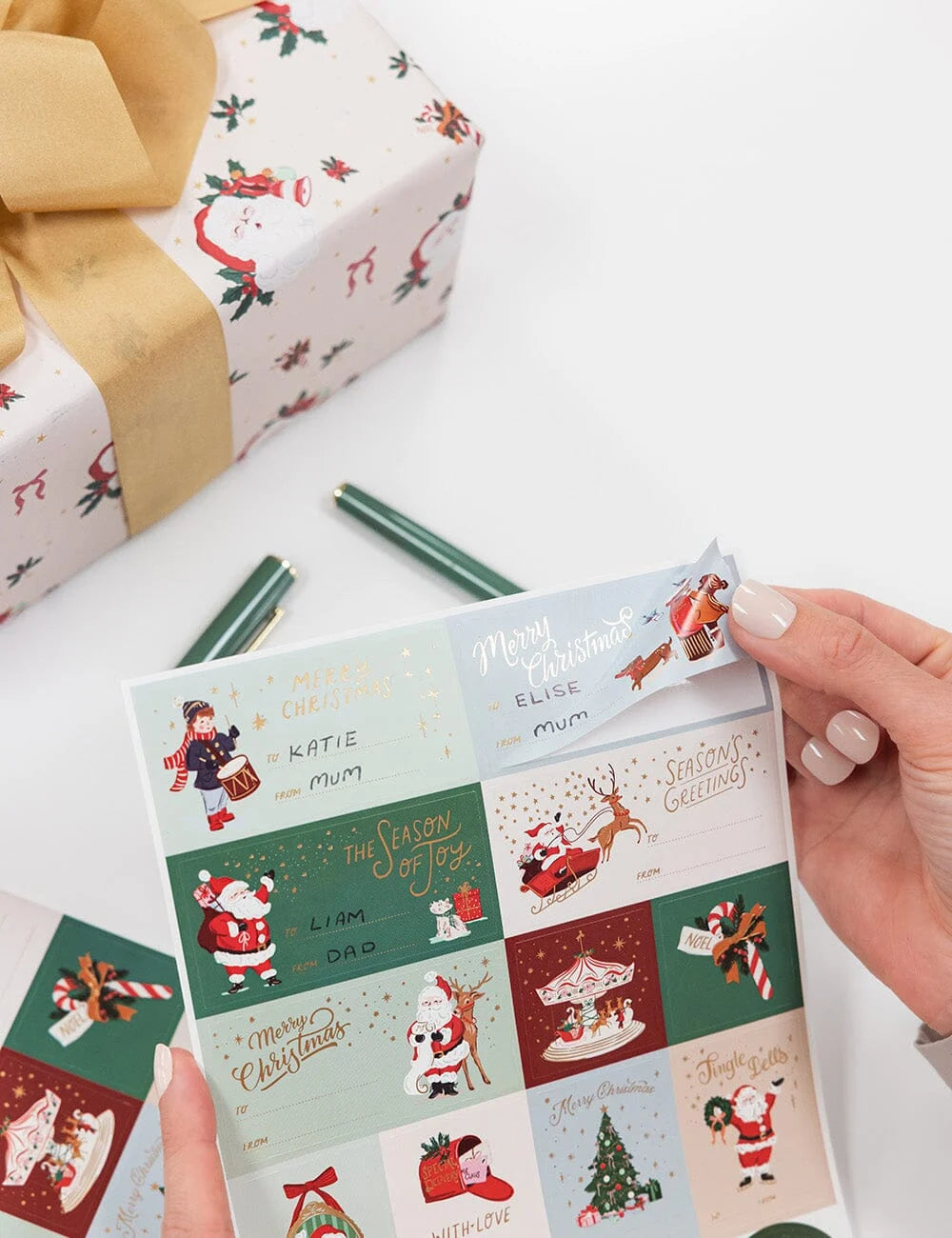 Christmas Santas Sticker Pack