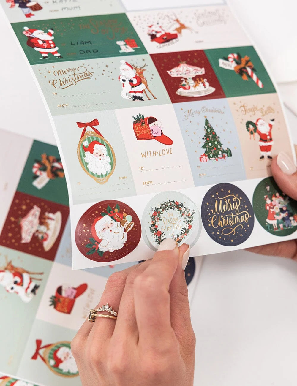 Christmas Santas Sticker Pack