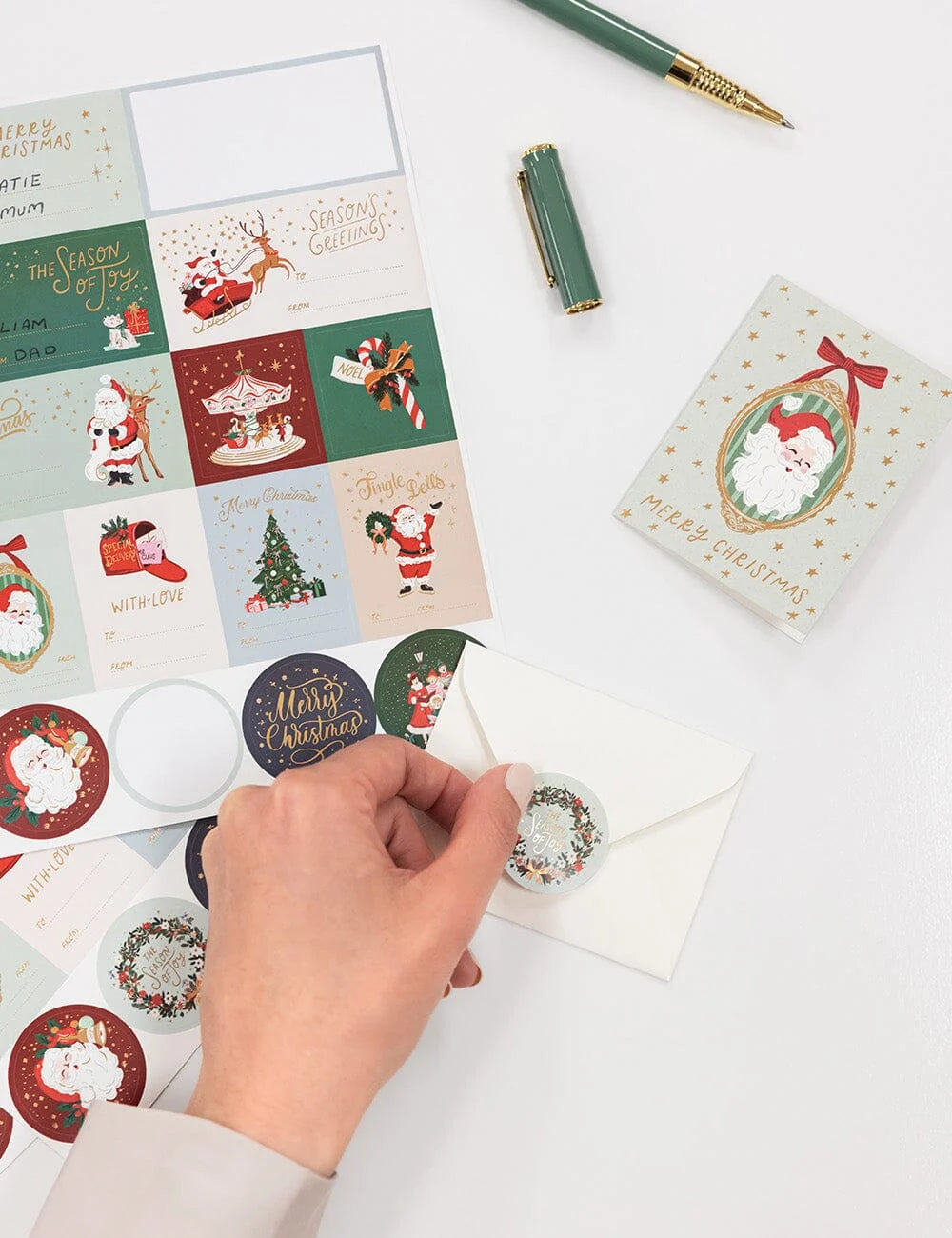Christmas Santas Sticker Pack