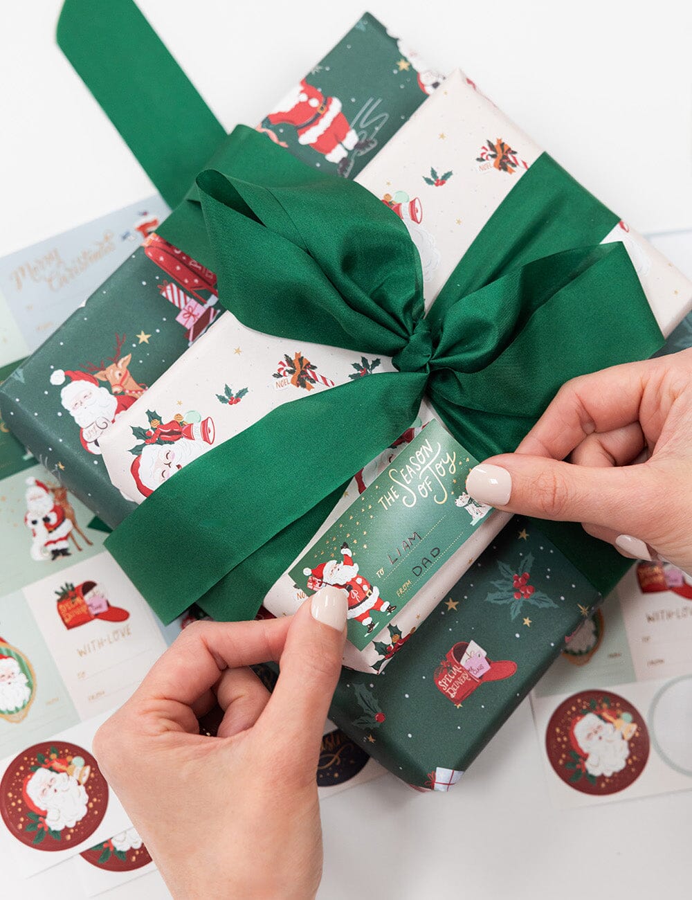 Christmas Santas Sticker Pack