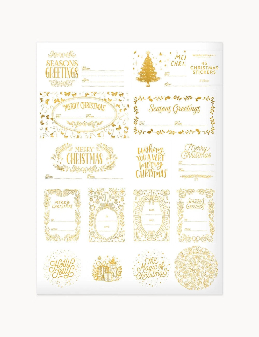 Classic Christmas Sticker Pack