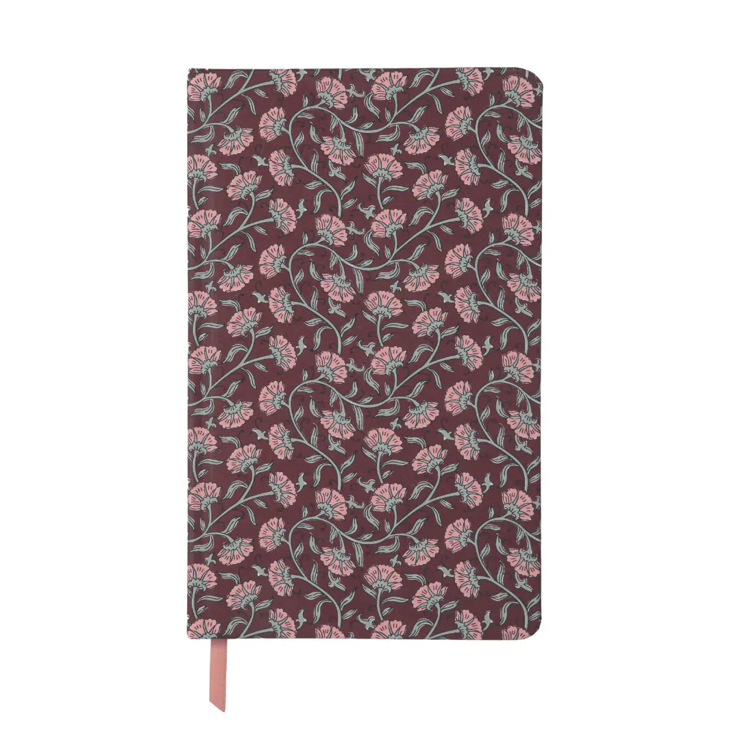 Soft Journal - Burgundy Vintage Floral