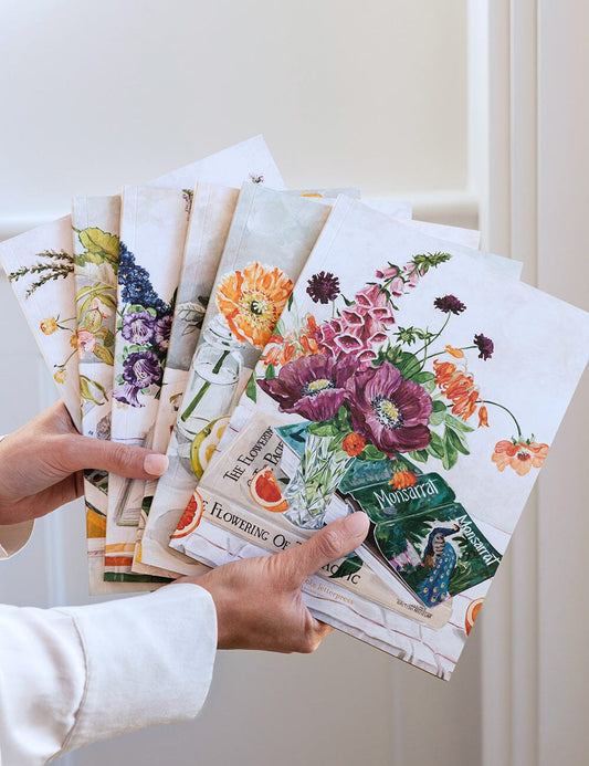 Bespoke Letterpress - Poppies and Foxgloves Workbook