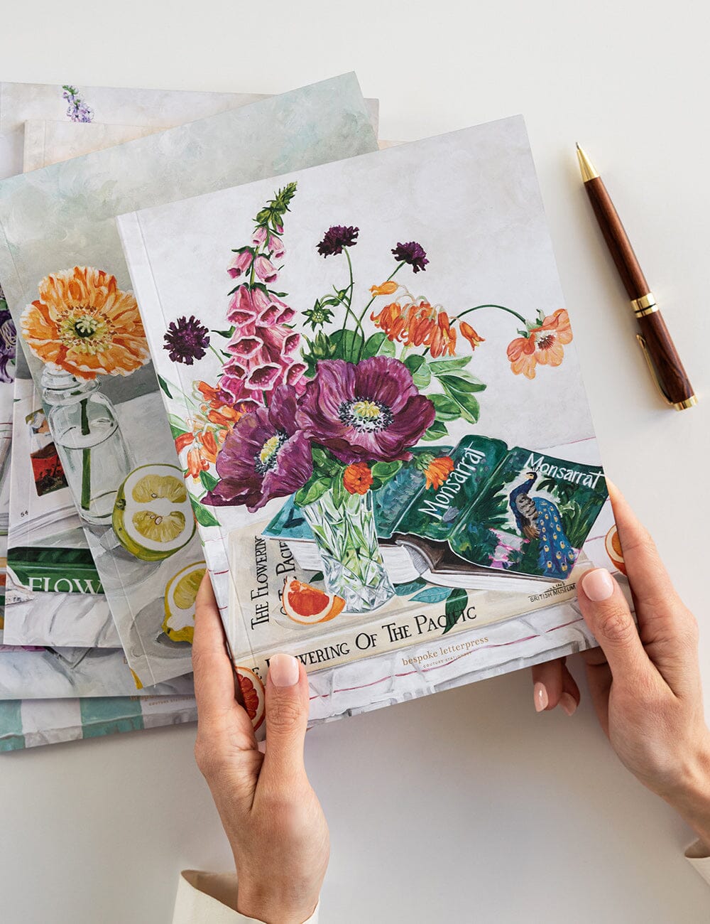 Bespoke Letterpress - Poppies and Foxgloves Workbook